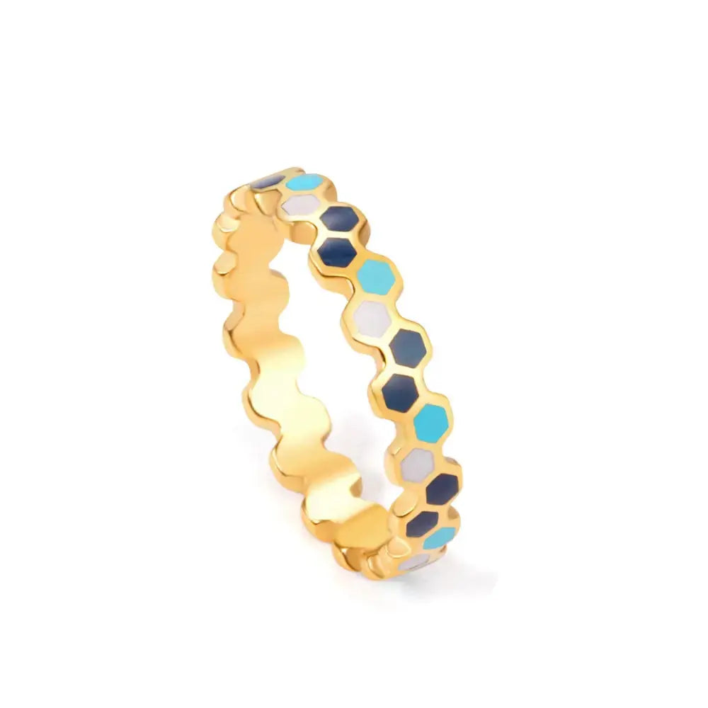 Stainless Steel Decor Rings For Women y2k Accessories Fairy Grunge 2022 Finger Ring Colorful Aesthetic Fine Jewelry asonjewelry